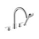 Hansgrohe Vernis Blend - Batéria na okraj vane, 4-otvorová inštalácia, chróm 71456000