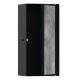 Hansgrohe XtraStoris Rock - Výklenok do steny, s dvierkami, 30x15x10 cm, matná čierna 56082670