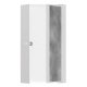 Hansgrohe XtraStoris Rock - Výklenok do steny, s dvierkami, 30x15x10 cm, matná biela 56082700