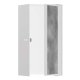 Hansgrohe XtraStoris Rock - Výklenok do steny, s dvierkami, 30x15x14 cm, matná biela 56088700