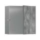 Hansgrohe XtraStoris Rock - Výklenok do steny, s dvierkami, 30x30x14 cm, kefovaná nerezová 56091800