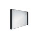 Nimco - Zrkadlo s LED osvetlením, 80x60 cm, hliník/čierna ZPC 42003-90