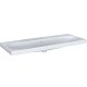 Geberit Acanto - Dvojumývadlo, 120x48 cm, s prepadom, 2 otvory na batérie, KeraTect, biela 501.880.00.2