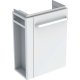 Geberit Selnova Compact - Umývadlová skrinka, 45x25x60 cm, 1 dvierka, pánty vpravo, lesklá biela/matná biela 501.496.00.1