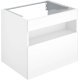 Keuco Stageline - Umývadlová skrinka, 65x63x49 cm, s osvetlením a USB, biela 32852300100