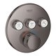 Grohe Grohtherm SmartControl - Termostatická sprchová podomietková batéria, 3 ventily, Hard Graphite 29121A00