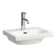Laufen Lua - Umývadielko nábytkové 45x35 cm, s prepadom, otvor na batériu, LCC, biela H8160804001041