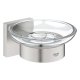 Grohe QuickFix Start Cube - Mydlovnička s držiakom, sklo/supersteel 41096DC0