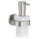 Grohe QuickFix Start - Dávkovač mydla s držiakom, sklo/supersteel 41195DC0