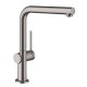 Hansgrohe M54 - Drezová batéria Talis, kefovaný čierny chróm 72840340