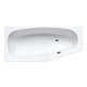 Kaldewei Advantage - Asymetrická vaňa Mini pravá 834, 157x70/48 cm, Perl-Effekt, biela 224400013001