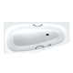 Kaldewei Advantage - Asymetrická vaňa Mini Star pravá 835, 157x70/48 cm, s otvormi na držadlá, celoplošný antislip, Perl-Effekt, biela 224534013001
