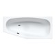 Kaldewei Advantage - Asymetrická vaňa Mini ľavá 832, 1570x 75/50 cm, antislip, biela 224830000001