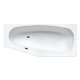 Kaldewei Advantage - Asymetrická vaňa Mini ľavá 832, 1570x 75/50 cm, celoplošný antislip, biela 224834010001