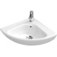 Villeroy & Boch O.novo - Umývadielko Compact, 42x42 cm, s prepadom, 1 otvor na batériu, alpská biela 73274001
