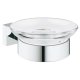 Grohe Essentials Cube - Miska na mydlo s držiakom, chróm 40754001