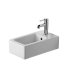 Duravit Vero - Umývadielko, 45x25 cm, s prepadom, s otvorom na batériu, biela 0702250000