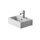 Duravit Vero - Umývadielko, 45x35 cm, s prepadom, s otvorom na batériu, biela 0704450000