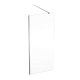 Geberit GEO - Sprchová stena Walk-In, 90x200 cm, strieborná/číre sklo 560.129.00.2