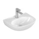 Villeroy & Boch O.novo - Umývadielko 45x36 cm, bez prepadu, otvor na batériu, alpská biela 43404601