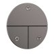 Hansgrohe ShowerSelect Comfort - Ventil pod omietku, na 3 spotrebiče, kefovaný čierny chróm 15558340