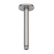 Duravit - Sprchové rameno stropné, 21 cm, kefovaná nerezová UV0670025070