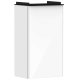Hansgrohe Xelu Q - Umývadlová skrinka, 63x34x27 cm, 1 dvierka, pánty vpravo, lesklá biela/matná čierna 54015670