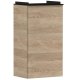 Hansgrohe Xelu Q - Umývadlová skrinka, 63x34x27 cm, 1 dvierka, pánty vpravo, prírodný dub/matná čierna 54017670