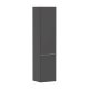 Hansgrohe Xelu Q - Vysoká skrinka 40x165x35 cm, 2 dvierka, pánty vľavo, matná sivá/chróm 54136000