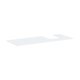 Hansgrohe Xevolos E - Doska pod umývadlo, 137x55 cm, výrez vpravo, matná biela 54206700