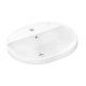 Hansgrohe Xuniva U - Umývadlo, 55x45 cm, s prepadom, otvor na batériu, biela 60161450