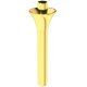 Ideal Standard La Dolce Vita - Sprchové rameno stropné, 16 cm, kefované zlato BD680A2