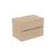 Ideal Standard Finesse - Umývadlová skrinka, 80x51x56 cm, 2 zásuvky, biely dub E3434US