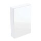 Geberit - Skrinka 70x45x15 cm, 1 dvierka, pánty L/P, biela/sklo biele 502.318.01.2