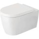 Duravit ME by Starck - Závesné WC, Rimless, DuraShield, matná biela 252909AC00