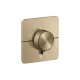 Axor ShowerSelect ID - Termostatická sprchová batéria pod omietku, HighFlow, kefovaný bronz 36778140