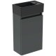 Ideal Standard Eurovit+ - Skrinka s umývadielkom, 55x35x20 cm, 1 dvierka, tmavo sivá/hodvábna čierna R0578TI