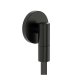 Hansgrohe FixFit Fine S - Nástenné kolienko, kefovaný čierny chróm 28882340