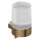 Kludi Vela R - Dávkovač mydla s držiakom, sklo/kefovaný bronz 58976N1
