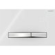 Geberit Sigma50 - Ovládacie tlačidlo splachovania, chróm/alpská biela 115.788.11.2
