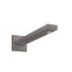 Hansgrohe - Sprchové rameno 39 cm, kefovaný čierny chróm 27694340