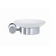Duravit D-Code - Mydlovnička s držiakom, pravá, mliečna sklo/chróm 0099181000
