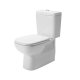 Duravit D-Code - WC kombi misa, Vario odpad, biela 21180900002