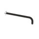 Kludi A-Qa - Sprchové rameno 40 cm, chróm/matná čierna 6651487-00