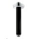 Kludi A-Qa - Sprchové rameno stropné, 15 cm, chróm/matná čierna 6651587-00