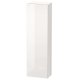 Duravit DuraStyle - Skrinka vysoká 140x40x24 cm, pravá, lesklá biela DS1218R2222