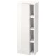 Duravit DuraStyle - Skrinka vysoká 140x50x36 cm, ľavá, lesklá biela DS1239L2222
