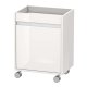 Duravit Ketho - Skrinka pojazdná 67x50x36 cm, ľavá, 1 dvierka, lesklá biela KT2530L2222