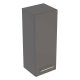 Geberit Selnova Square - Bočná horná skrinka 85x33x30 cm, 1 dvierka, lávová mat 501.277.00.1