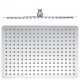 Sapho - Hlavová sprcha Slim, 40x30 cm, chróm MS585